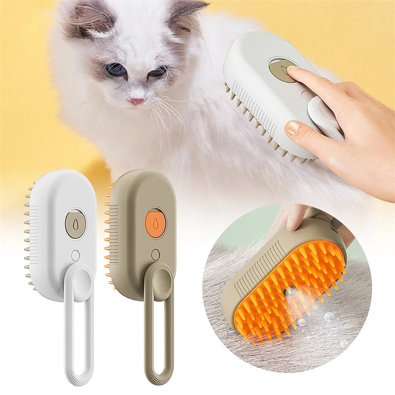 PetSpa 2en1 – Cepillo Masajeador con Depósito de Shampoo