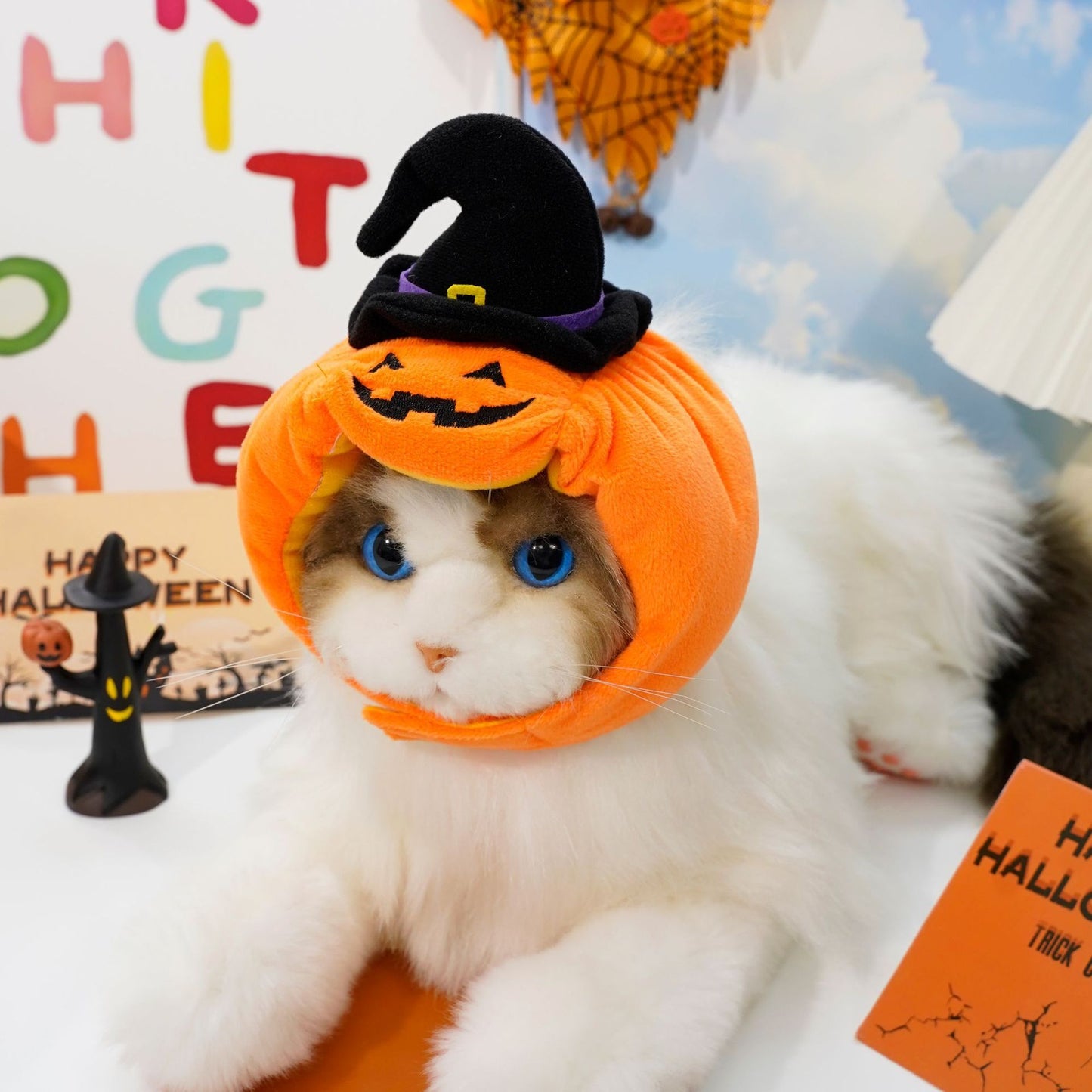 SpookyTail Pumpkin – Traje de Calabaza para Mascotas