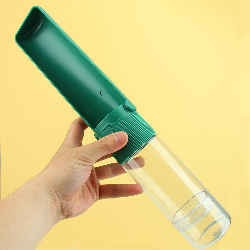 TravelPet Duo – Botella Portátil 2 en 1 para Agua y Alimento