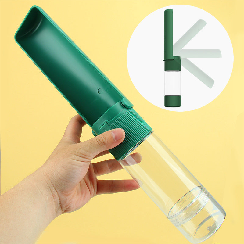 TravelPet Duo – Botella Portátil 2 en 1 para Agua y Alimento