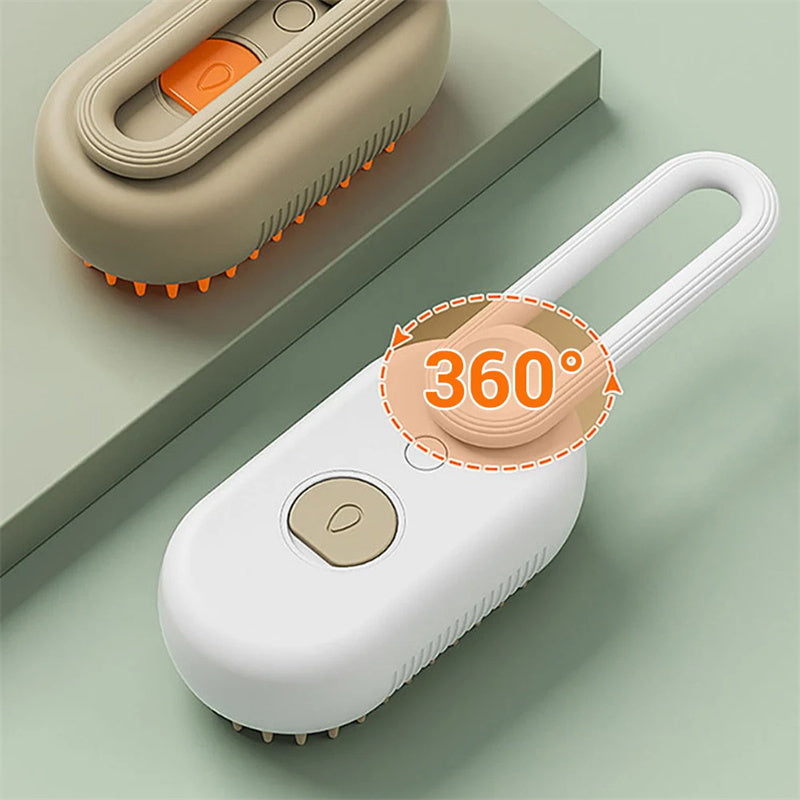 PetSpa 2en1 – Cepillo Masajeador con Depósito de Shampoo