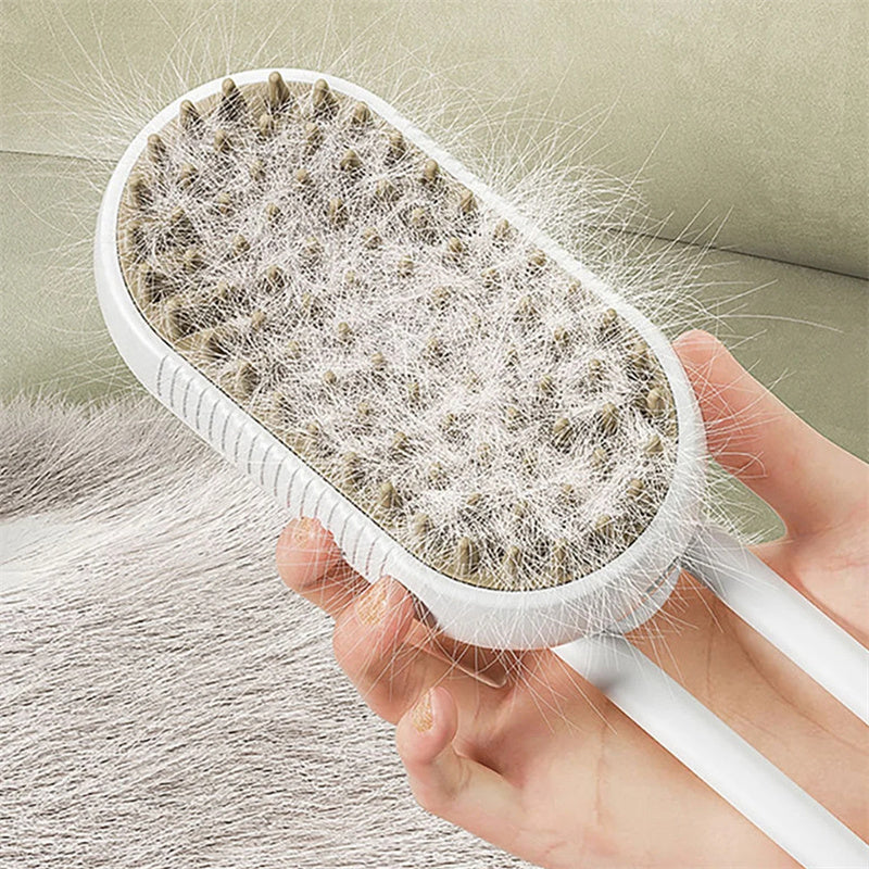 PetSpa 2en1 – Cepillo Masajeador con Depósito de Shampoo