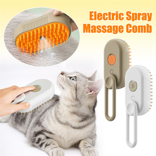 PetSpa 2en1 – Cepillo Masajeador con Depósito de Shampoo