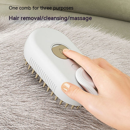 PetSpa 2en1 – Cepillo Masajeador con Depósito de Shampoo
